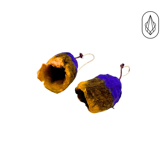 Bougainvillea earrings
