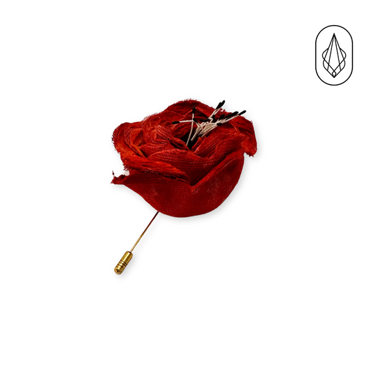 Rose brooch