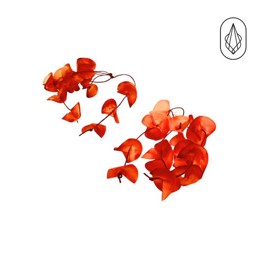 Bougainvillea earrings
