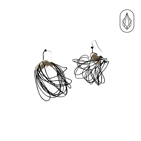 Bougainvillea earrings