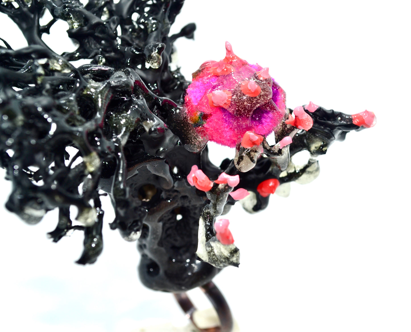 Anello acrilico e rame