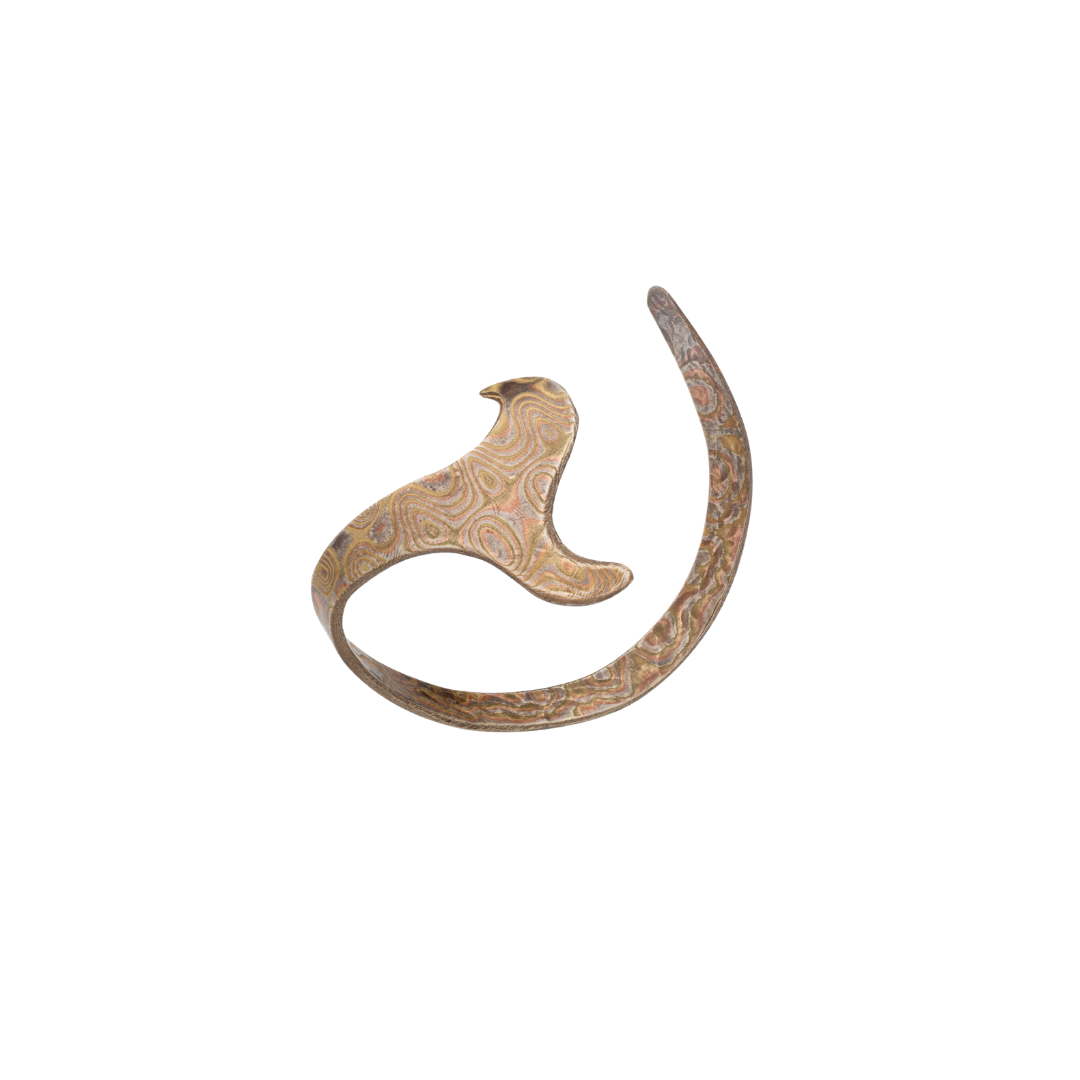 Bracciale mokume-gane