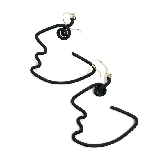 Faces earrings