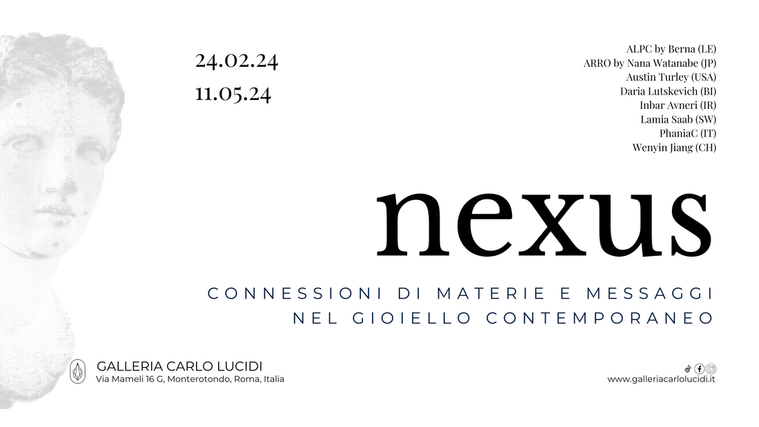 nexus | Connessioni di materie e messaggi nel gioiello contemporaneo