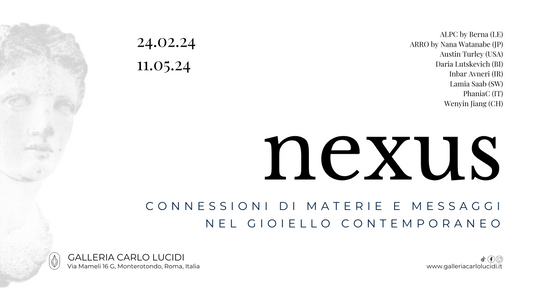 nexus | Connessioni di materie e messaggi nel gioiello contemporaneo