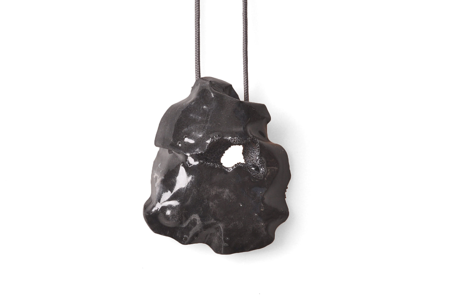 black acid necklace