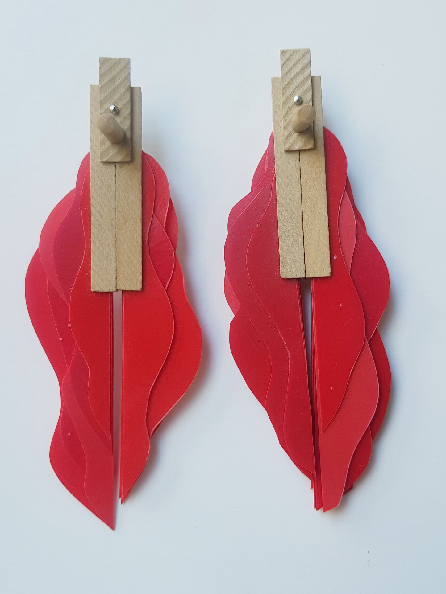 Orecchini plastica riciclata