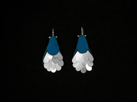 Orecchini Peacock drop