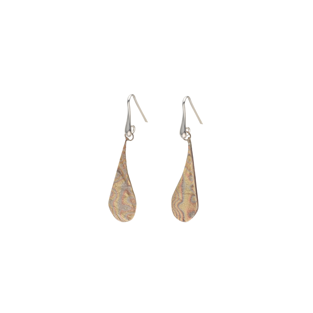 Orecchini mokume-gane 1