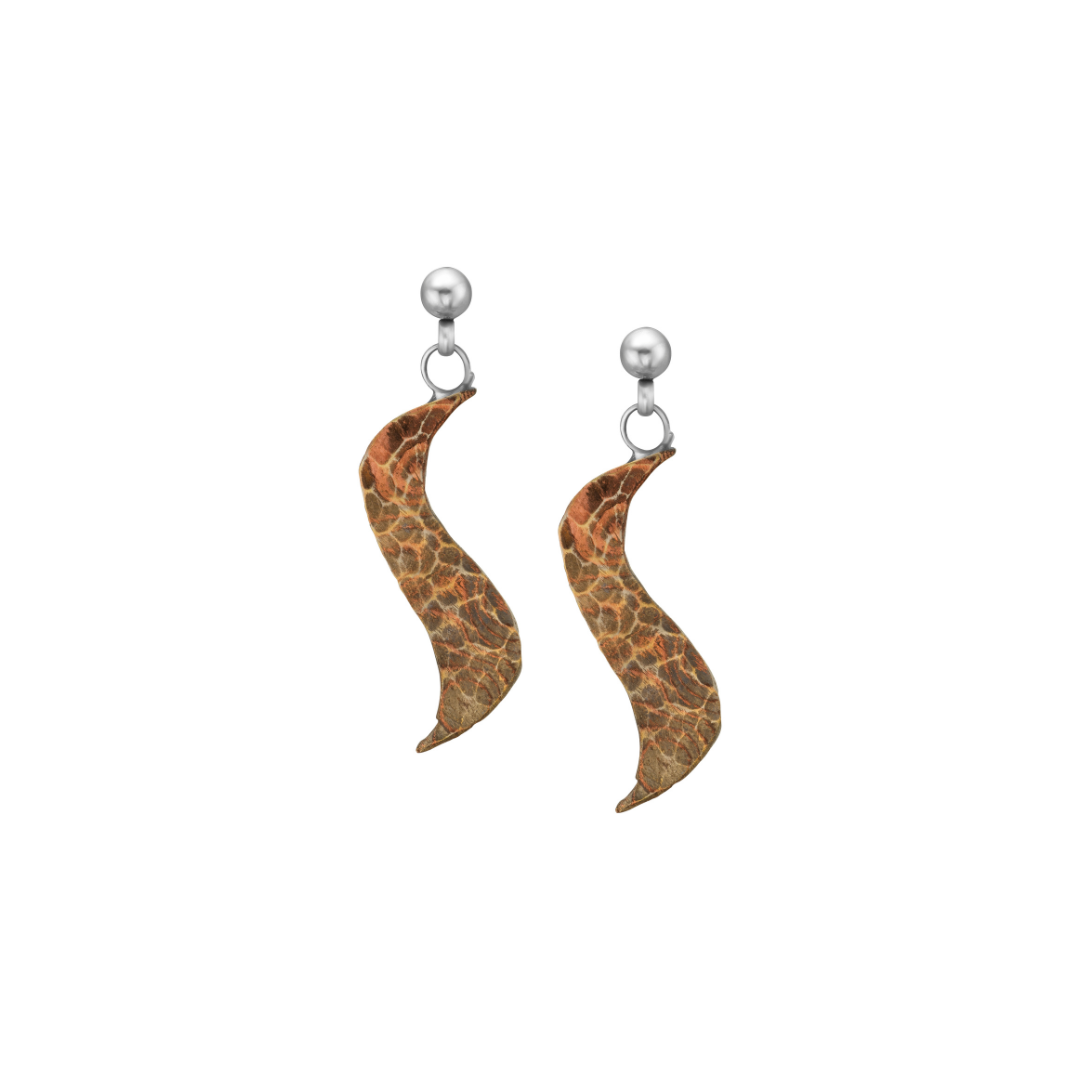Orecchini mokume-gane 6