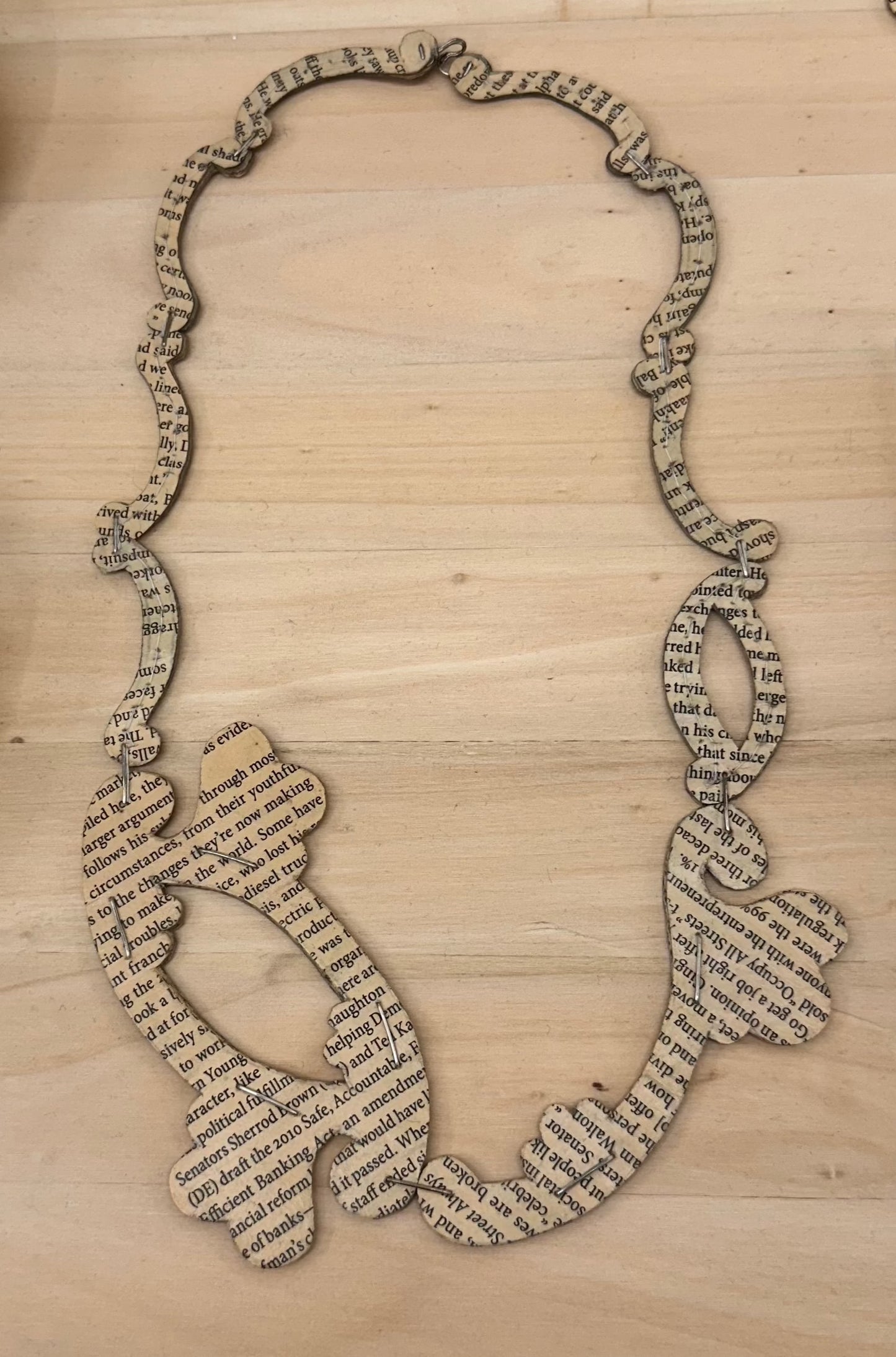 Paper necklaces