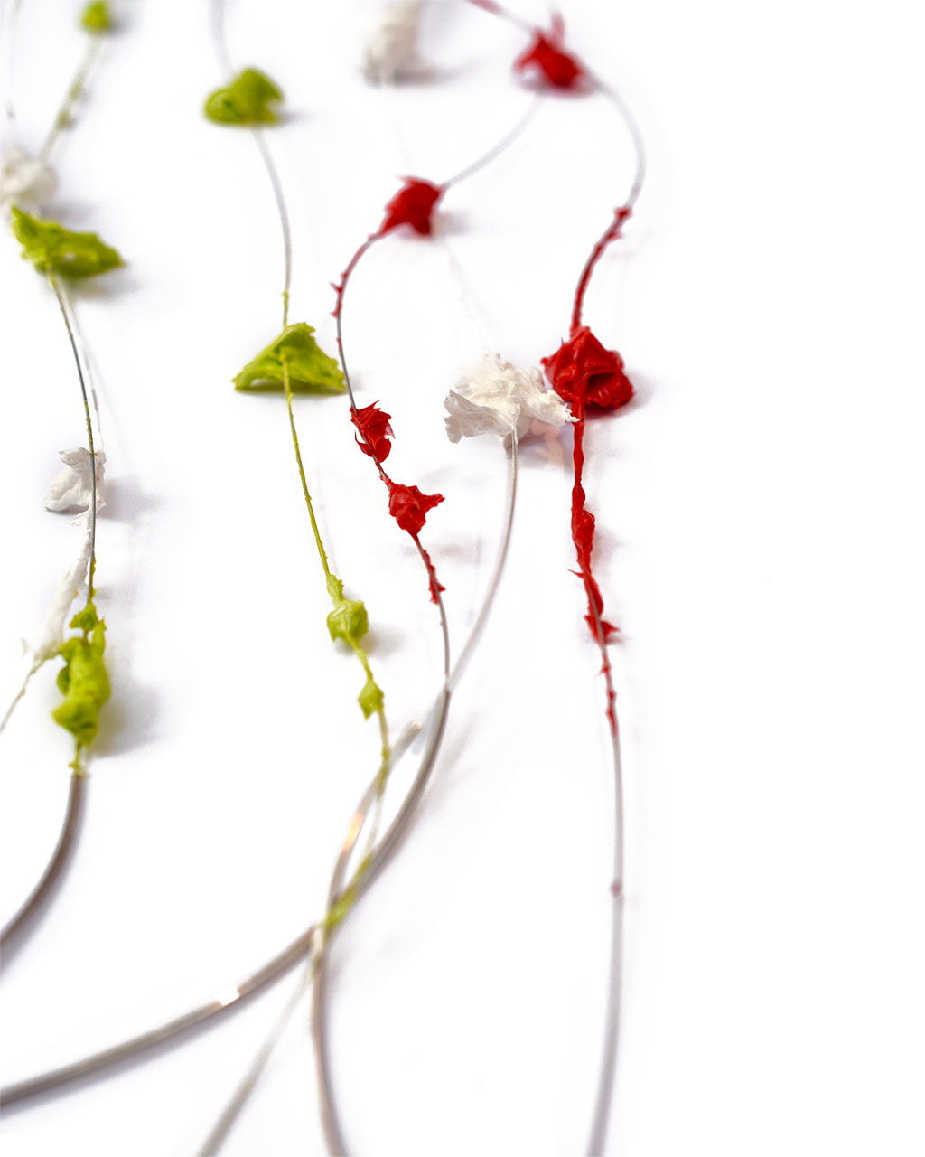 Joy - one white, one red, one green