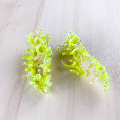 Coral reef earrings
