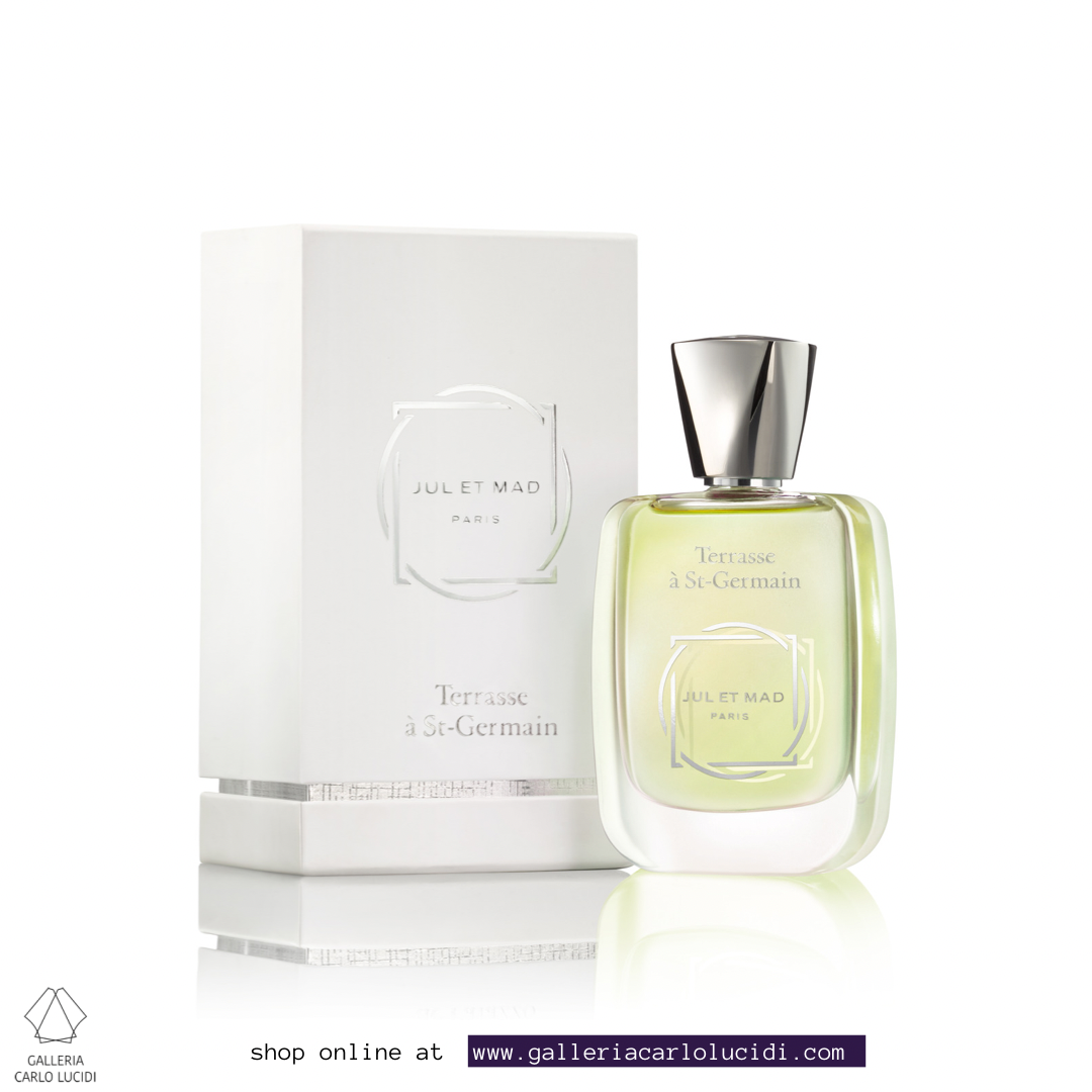jul et mad niche perfumery terrasse a saint germain woody floral musk artistic fragrance