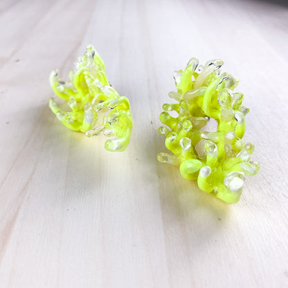 Coral reef earrings