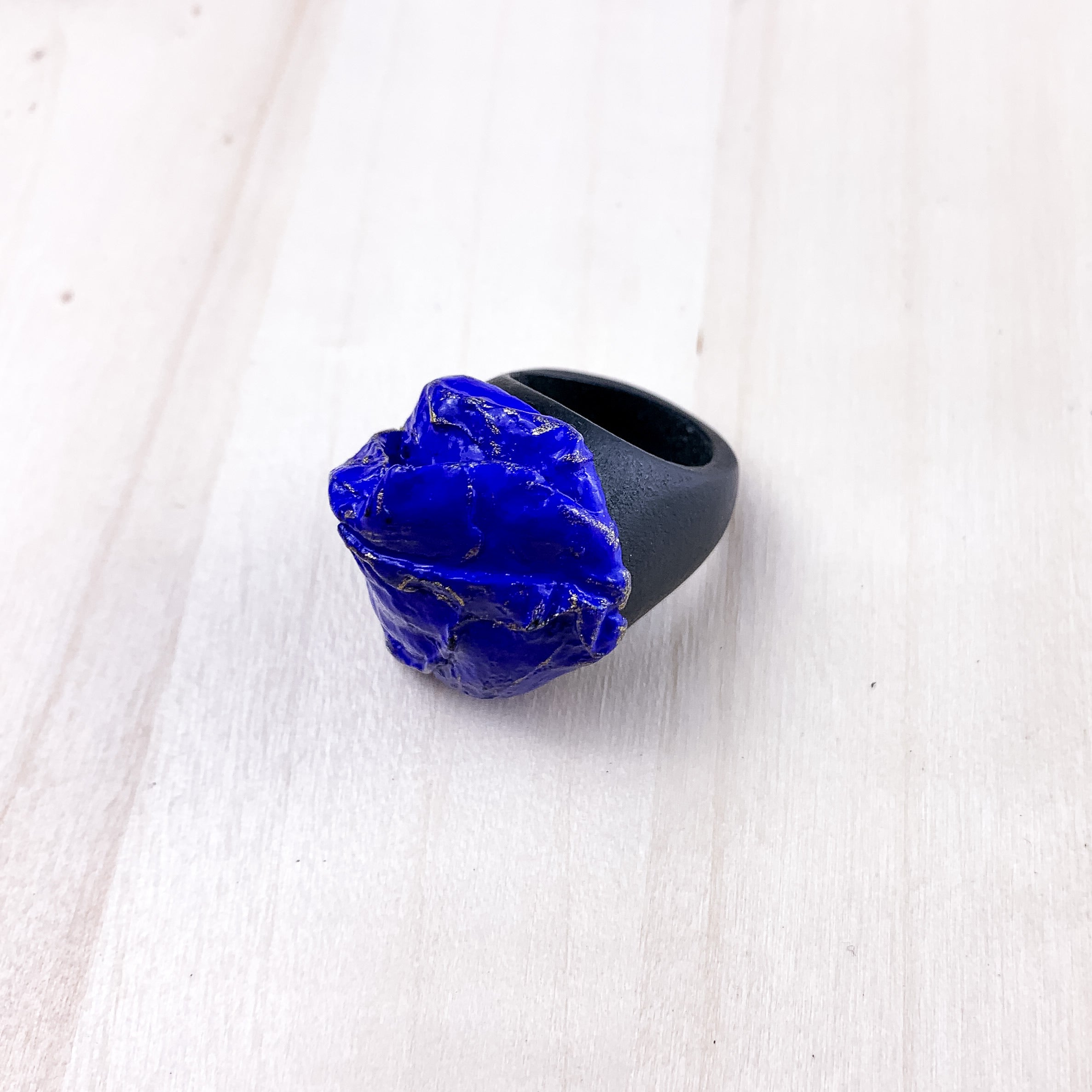 Anello profumato legno e resina