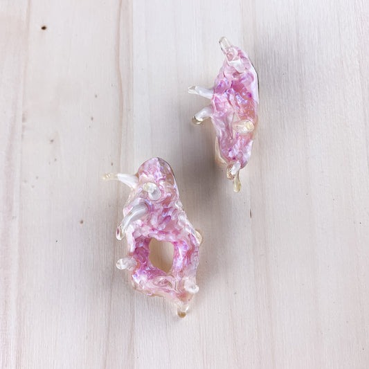 Coral reef earrings